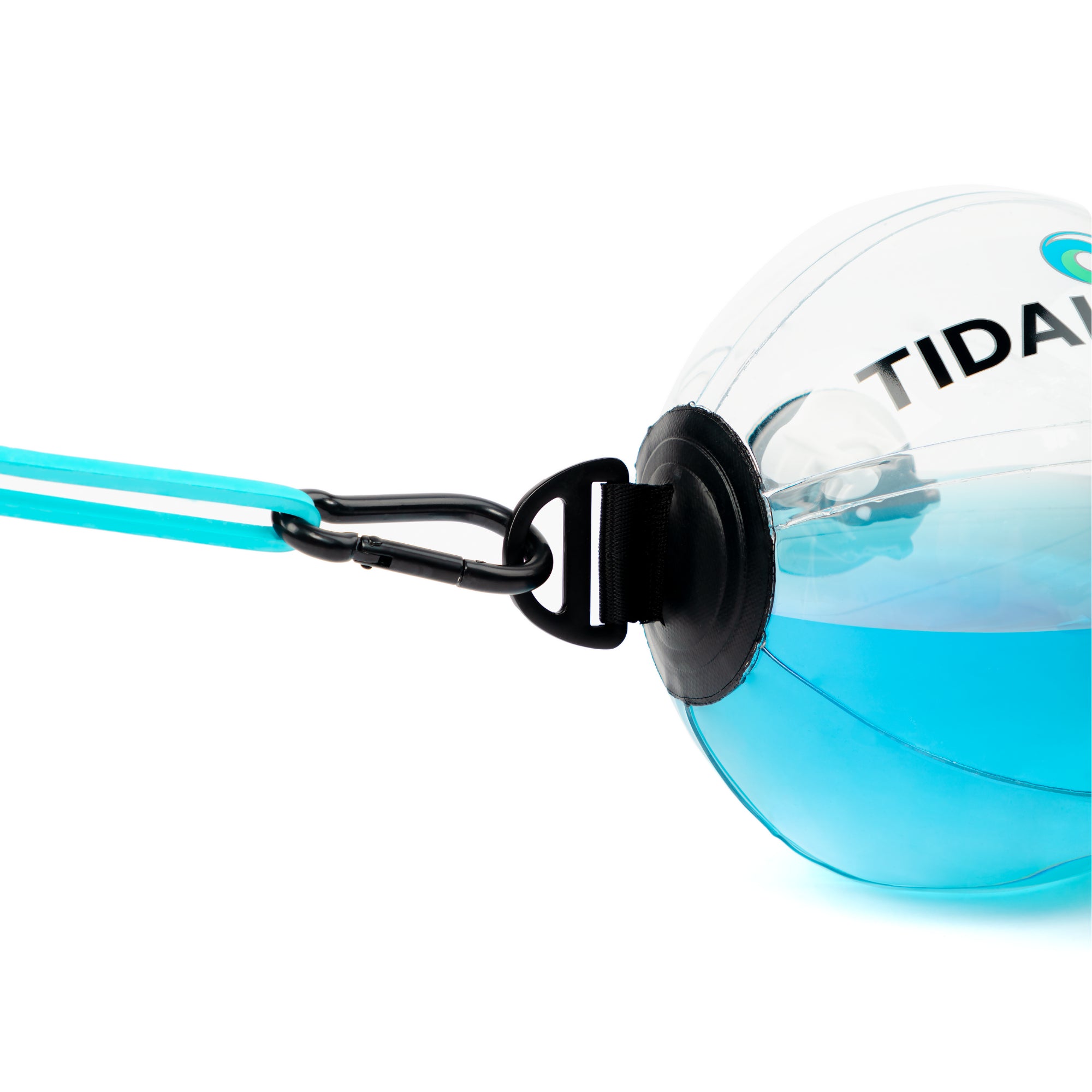 Tidal Tank Hydro Ball Small Water Weighted Exercise Ball Up to 10 lbs with Strap Elastic Band ATTACHMENTS. Ideal for Throwing Pitching Training