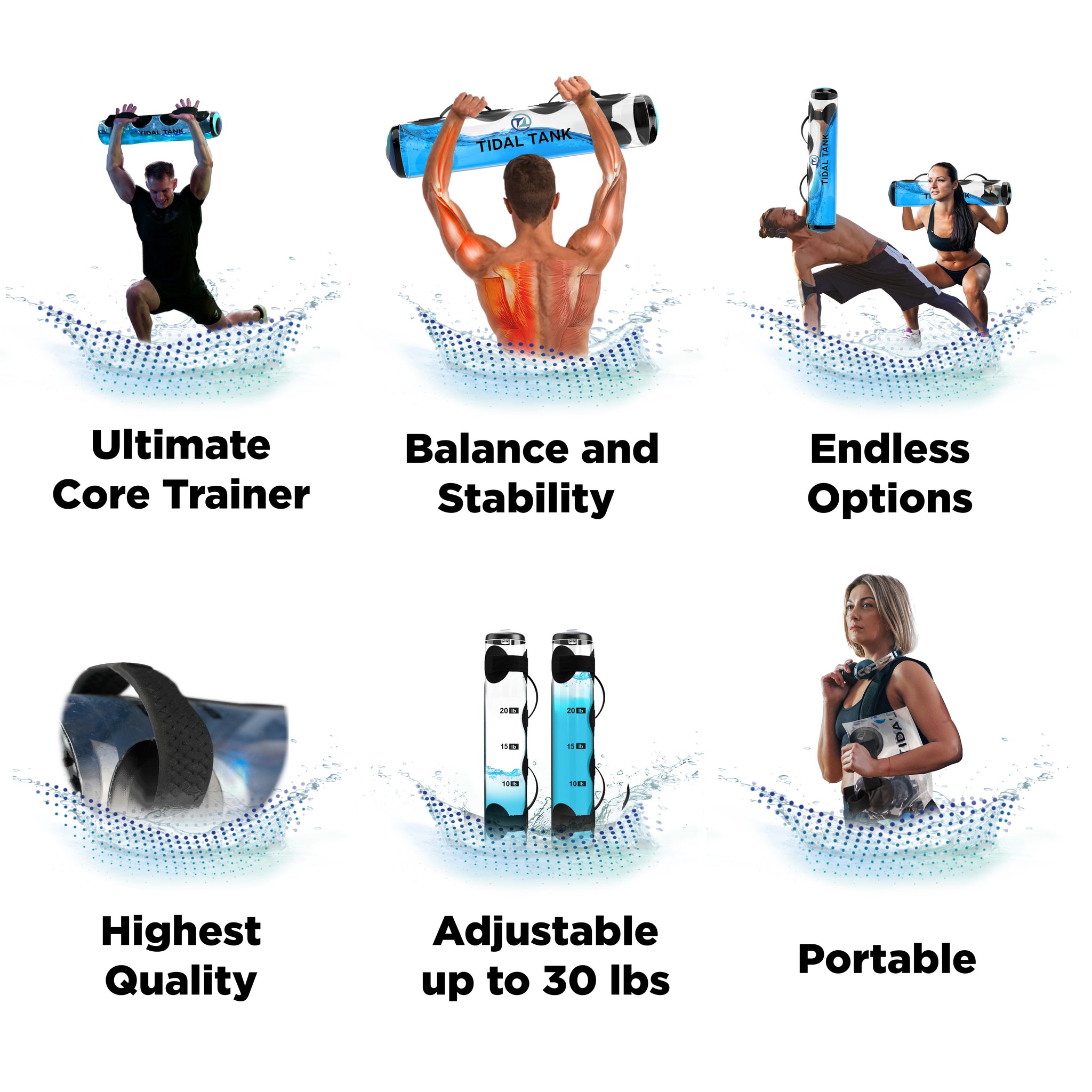 Tidal Tank Slim - Up to 30 lbs (12kg)
